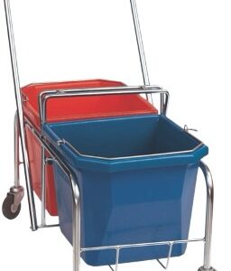 Double mop trolley