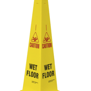 Caution Sign – Cone-Type “Wet Floor” Stand